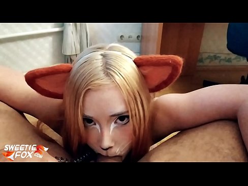 ❤️ Nilunok ni Kitsune ang titi at cum sa kanyang bibig ❤❌ Fucking sa amin ❌️